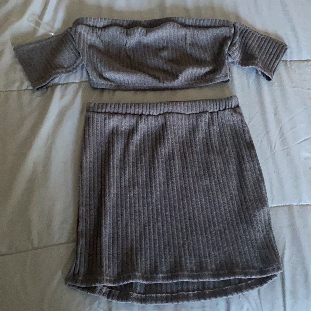 New Mocha Skirt Set